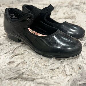 10.5 W Black Tap Shoes for Girls Kids Size 10.5 W
